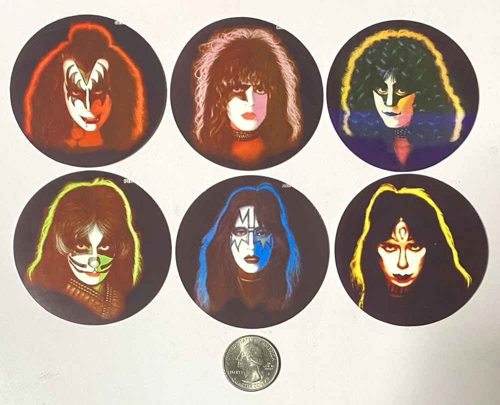 KISS SOLO 6 PACK OF 2.50” STICKERS