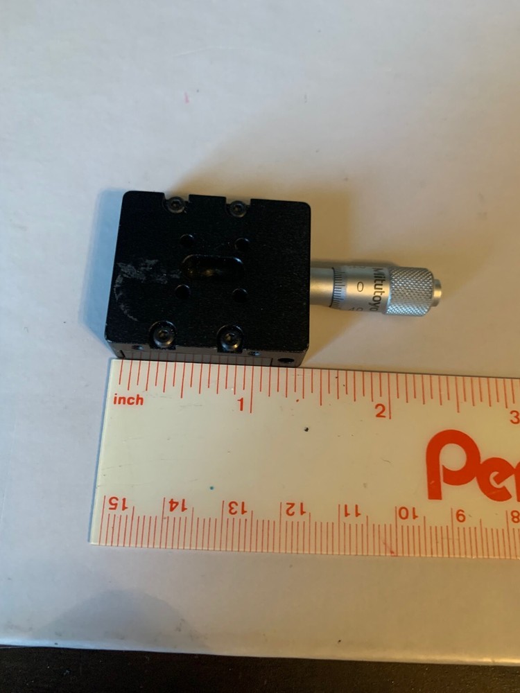 POSITIONING PLATFORM, Mitutoyo Micrometer Head