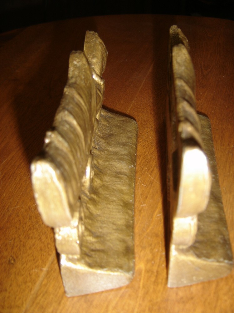 Antique Pair Covered Wagon Bookends #878