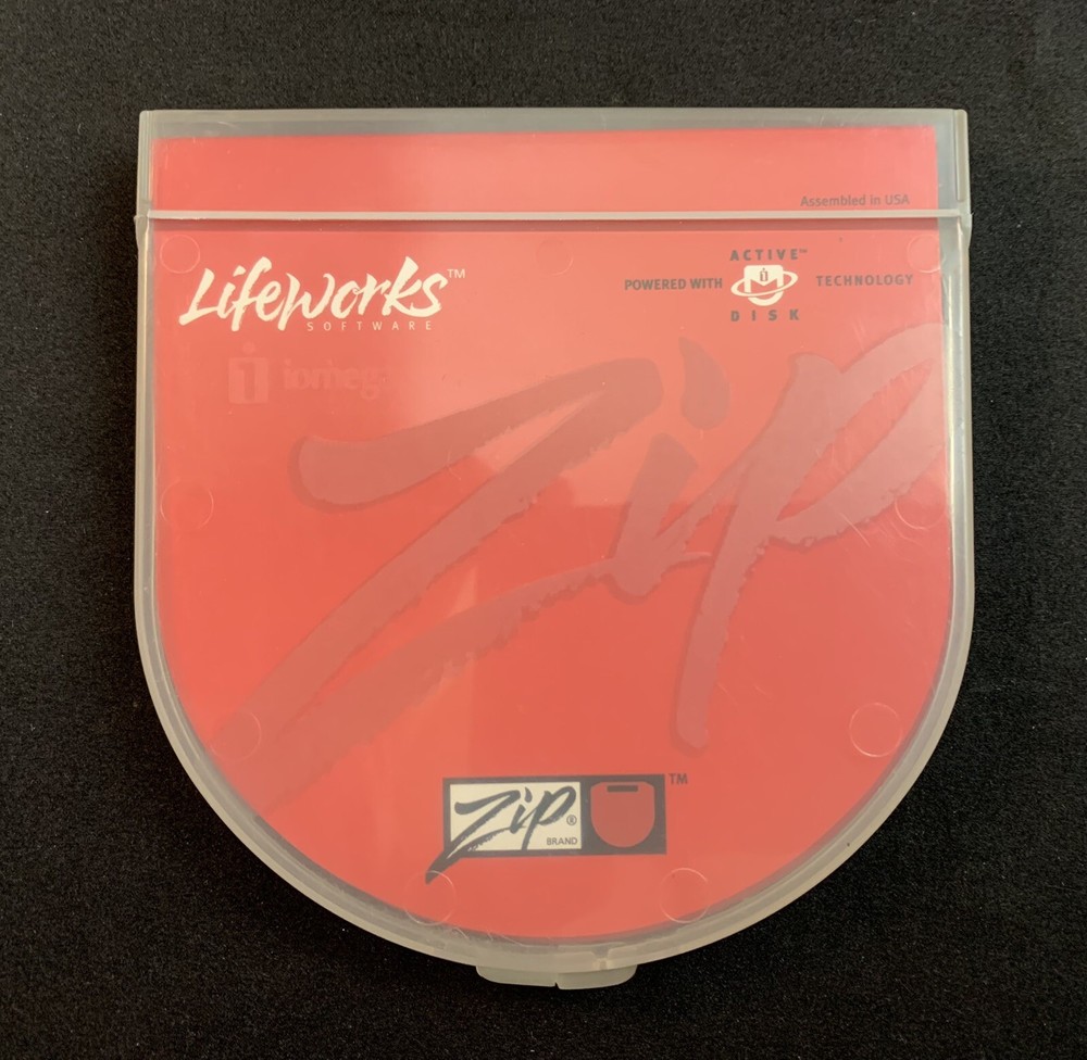 Iomega Lifeworks File Cabinet Software Digital File Organizer on Zip Disk