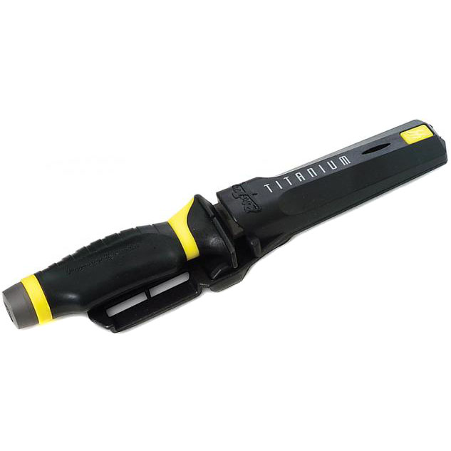 Underwater Kinetics Blue-Tang Titanium Knife, Blunt Tip