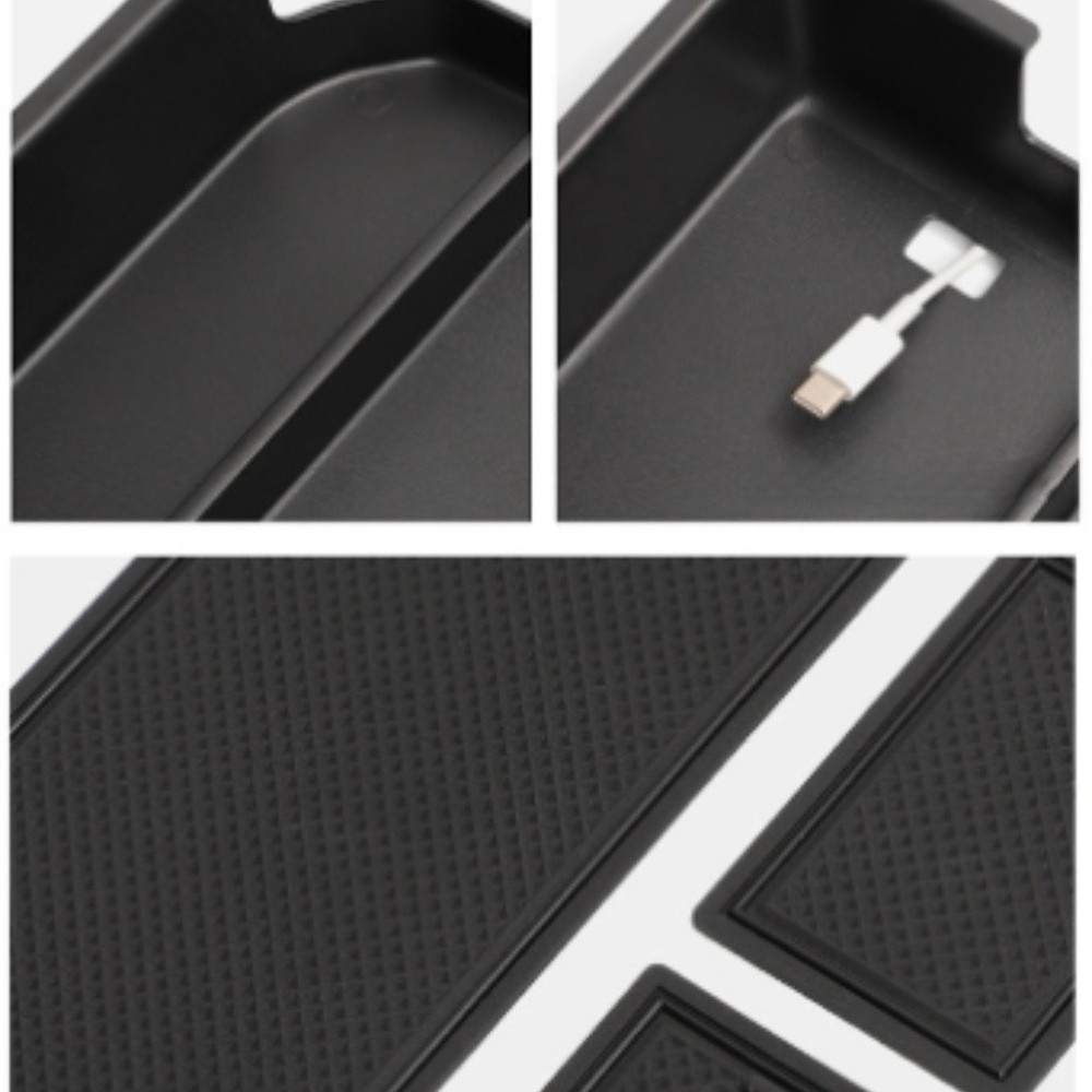 Armrest Storage Box ABS PVC Waterproof Stress Resistant Organizer for Models