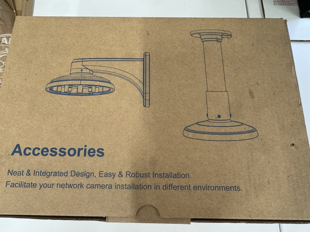 Network Video Surveillance External Wall Mount for CCTV Cameras