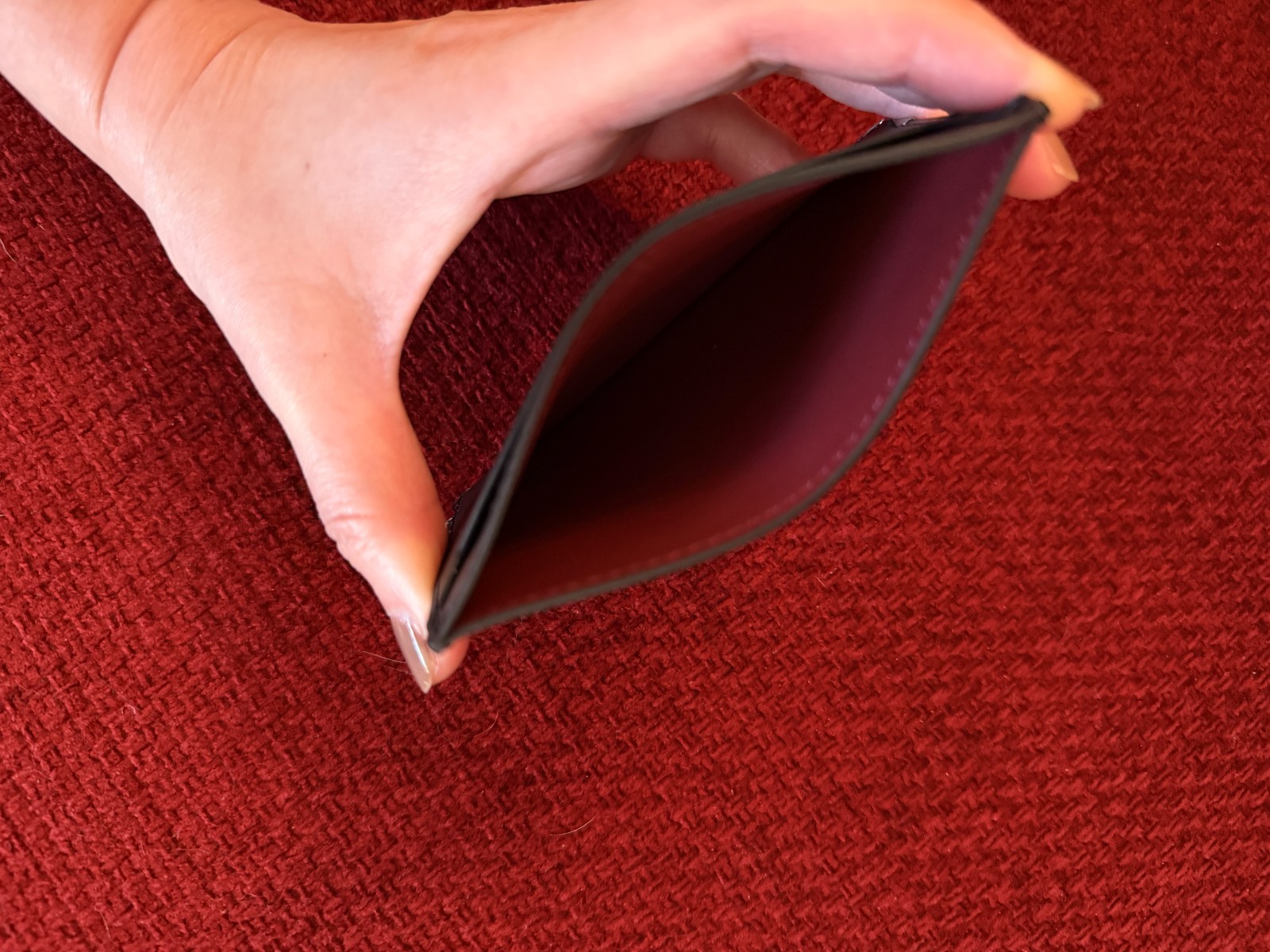 Cartier Cardholder Wallet Black Leather | NEW |Collectible Promotional AD Gift