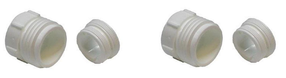 PYTHON Faucet Adapters 2 Piece Plastic (Mfg# 13A) X2