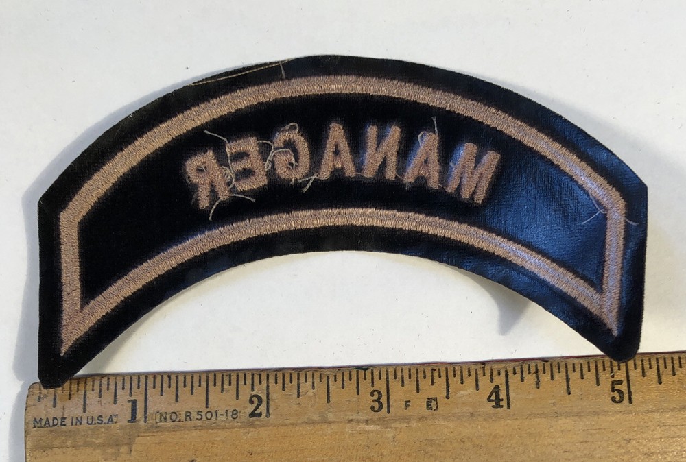 Harley-Davidson Owners Group HOG Manager Rocker Patch Chapter Vest Jacket
