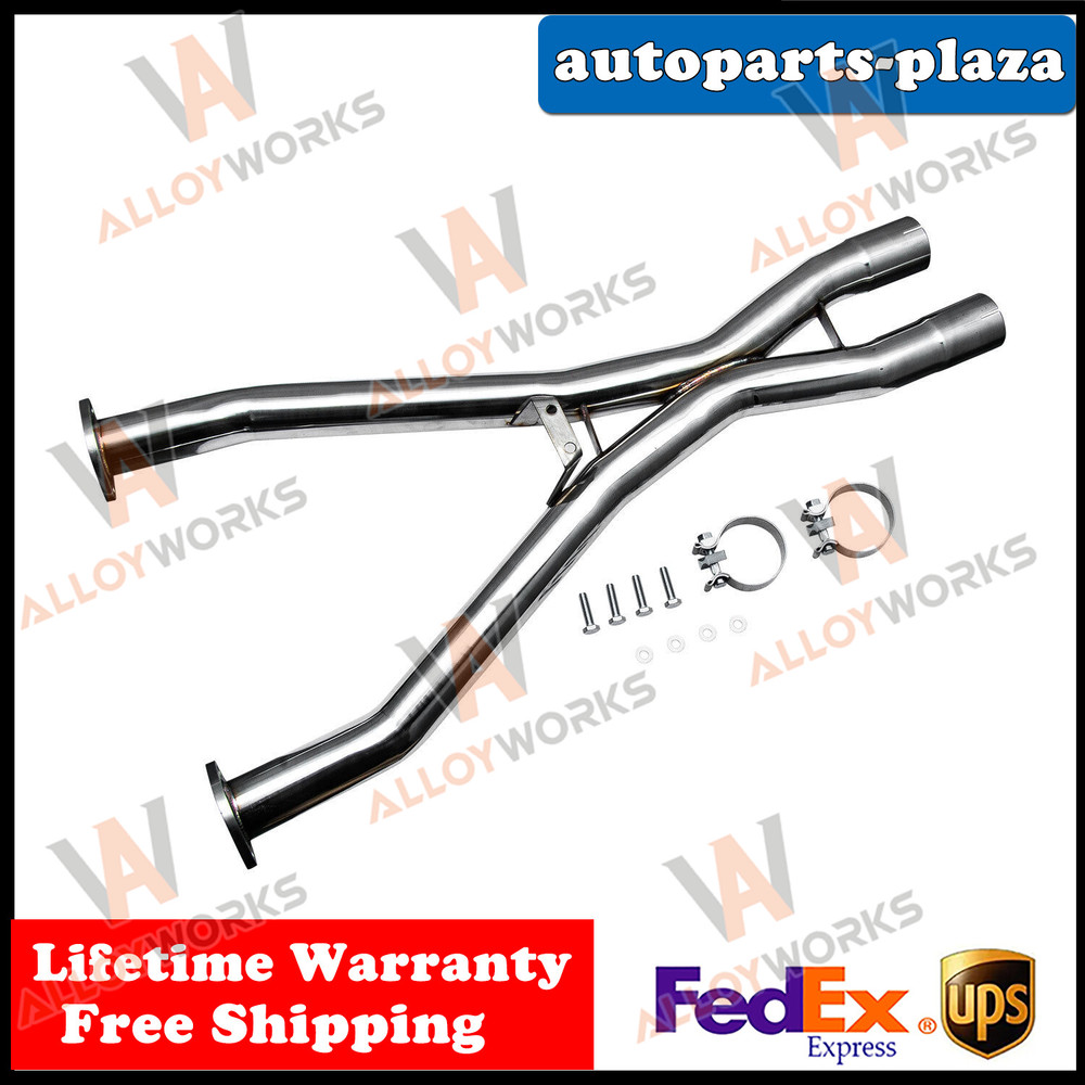Dual 2.5" X-Pipe For 1997-2004 Chevrolet Corvette C5 Z06 5.7L V8 #60087 US