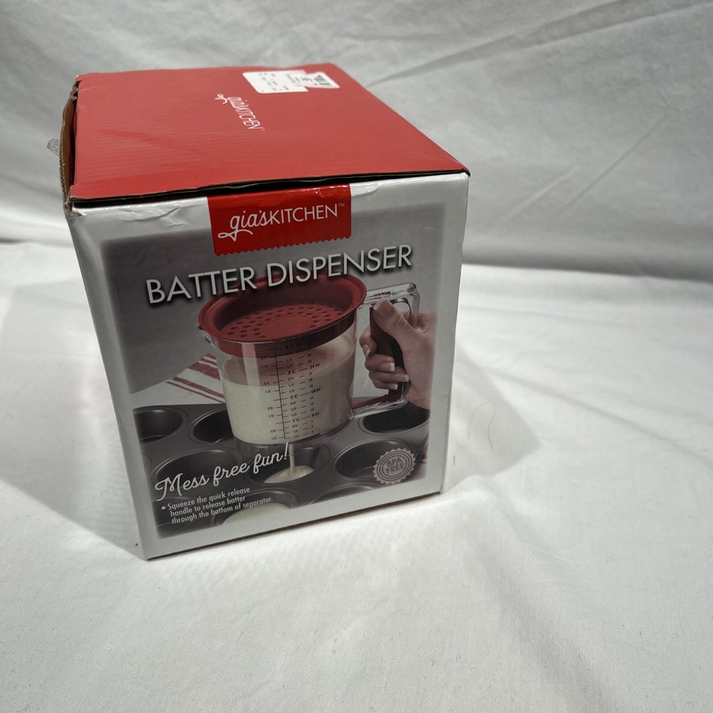 Gias Kitchen Batter Dispenser & Gravy Separator With Quick Release Handle