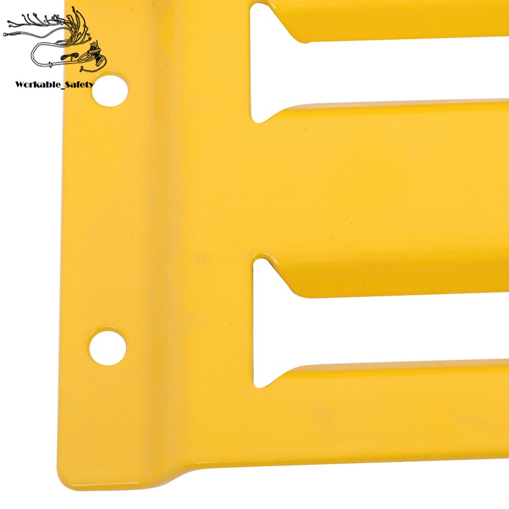 Yellow E Track Wheel Chock 7.5ft Blue Ratchet Straps Kit For Cargo Securement