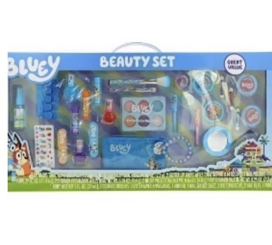 Bluey Mega Beauty Set 27 Pieces, New