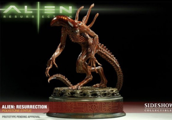 RARE SIDESHOW Giger NIB ALIEN RESURRECTION Alien Warrior Statue UNOPENED