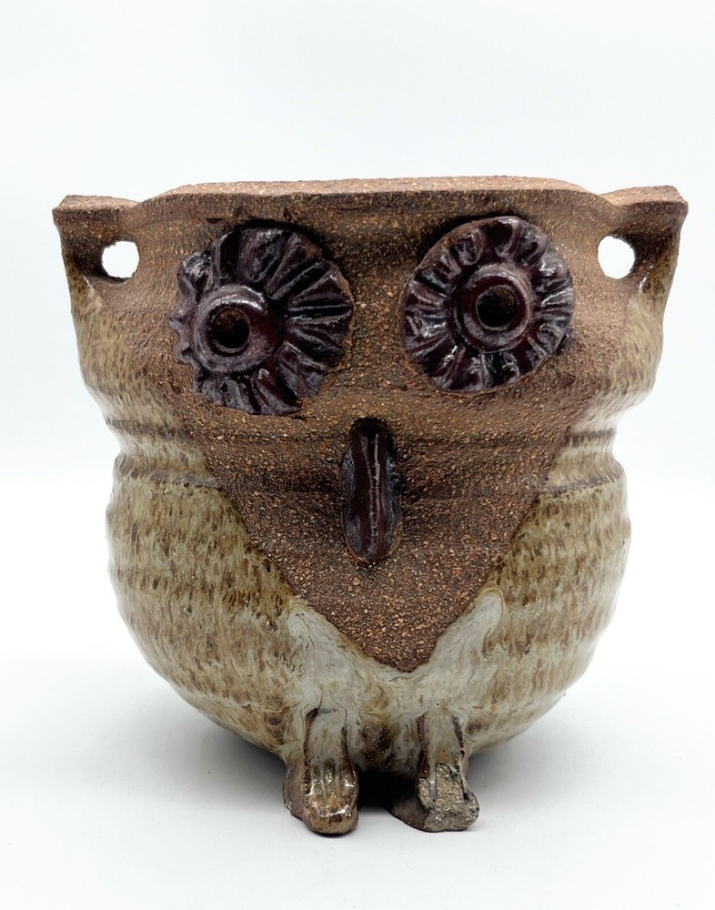 Christopher Robin Stoneware Owl Planter