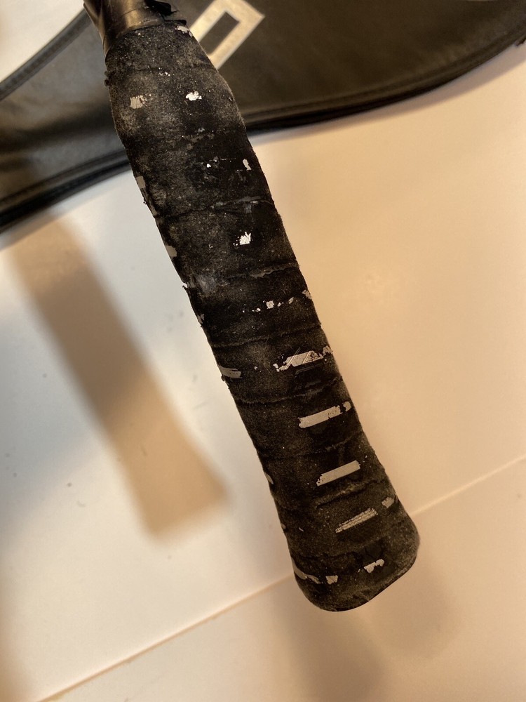Head Ti. Fire Titanium Squash Racket Grip Has Wear.