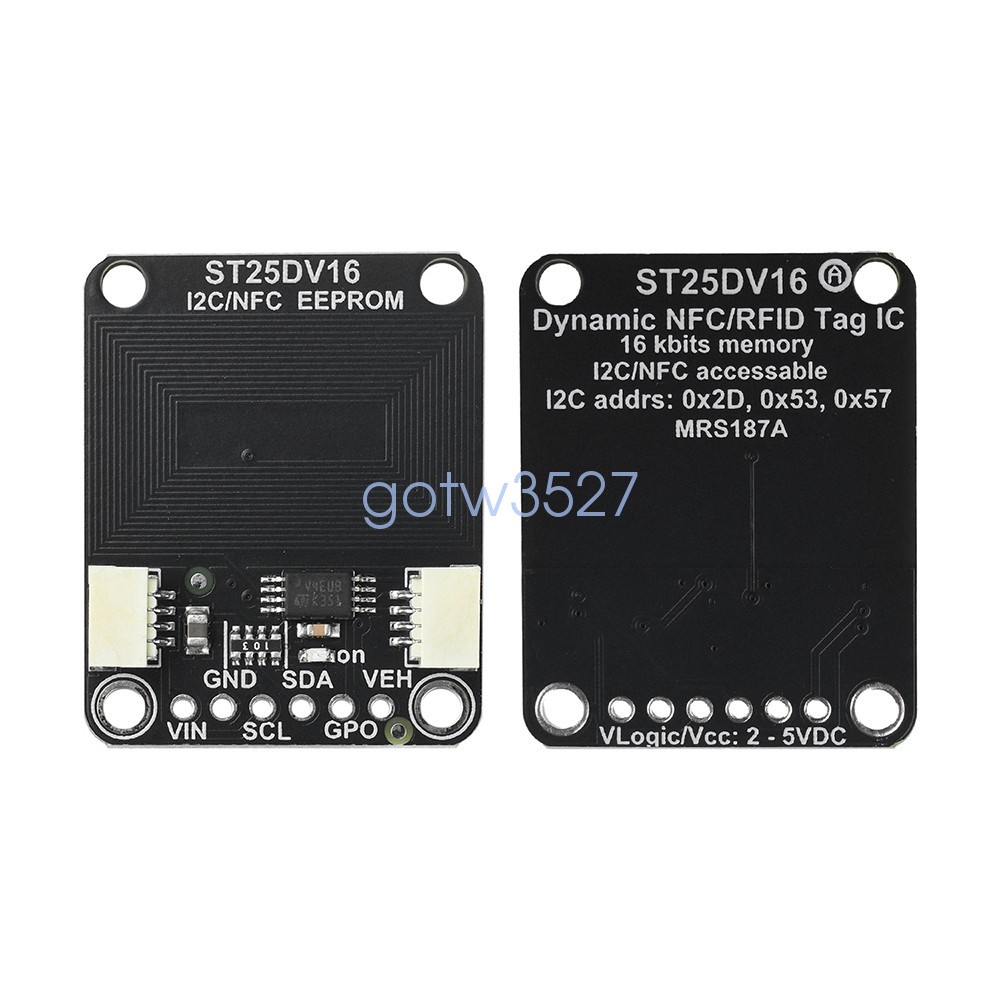 ST25DV16K I2C RFID Dynamic Tag Module RF Module Compatible with STEMMA QT/Qwiic