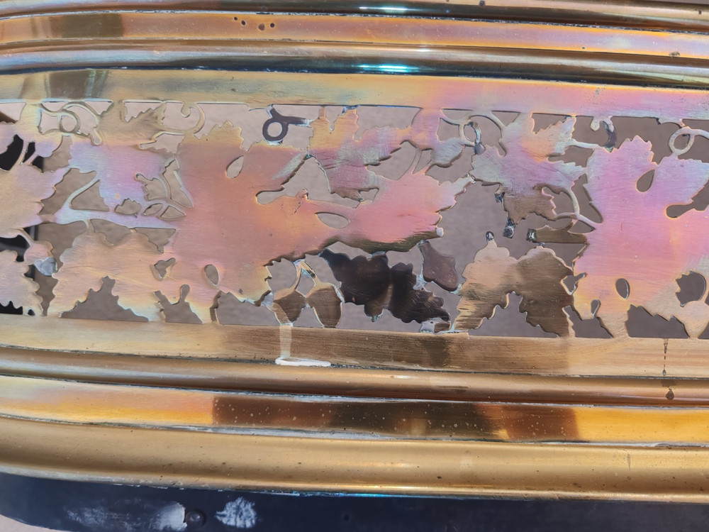 Antique Brass Pierced Fender