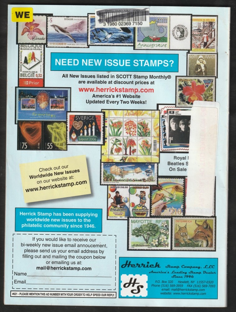 Scott Stamp Monthly - March 2007 - Volume 25, Number 3