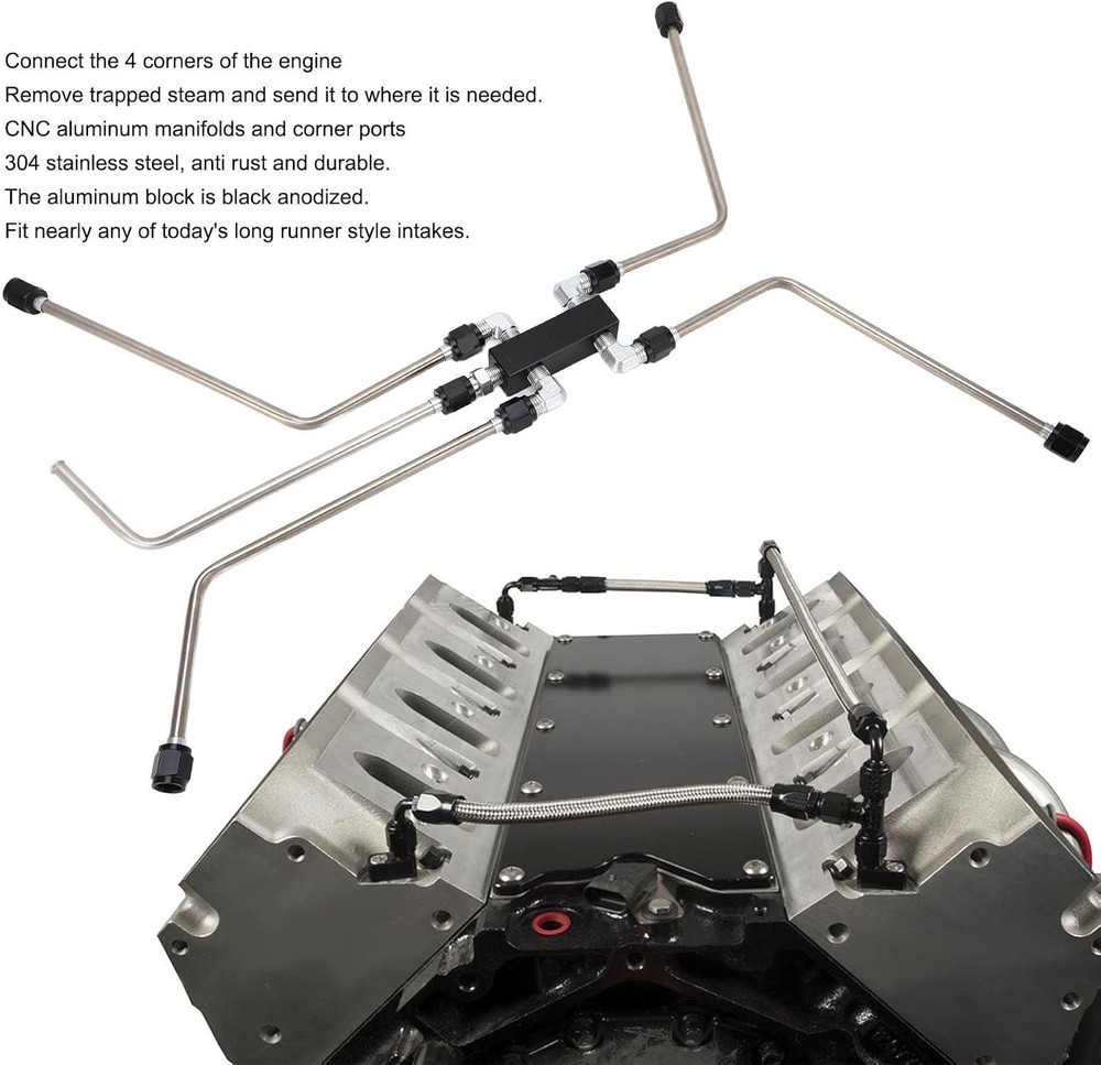 LS Coolant Crossover Steam Vent Kit,Complete Vent...