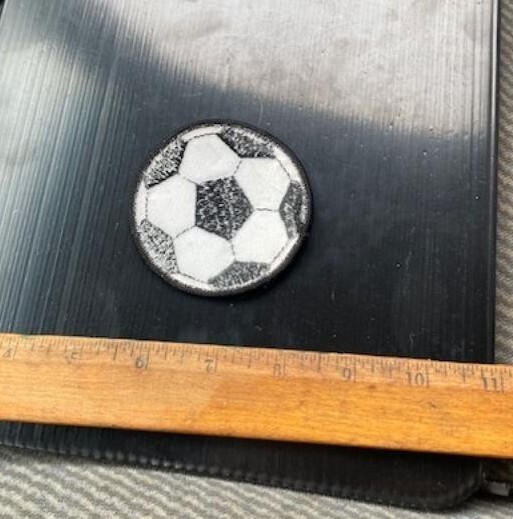Soccer Ball Embroidered Patch (NOS)