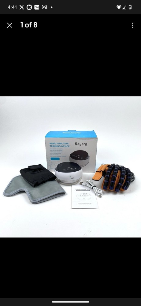 Sayorg Left Hand Function Stroke Rehab Robot Training Device Glove