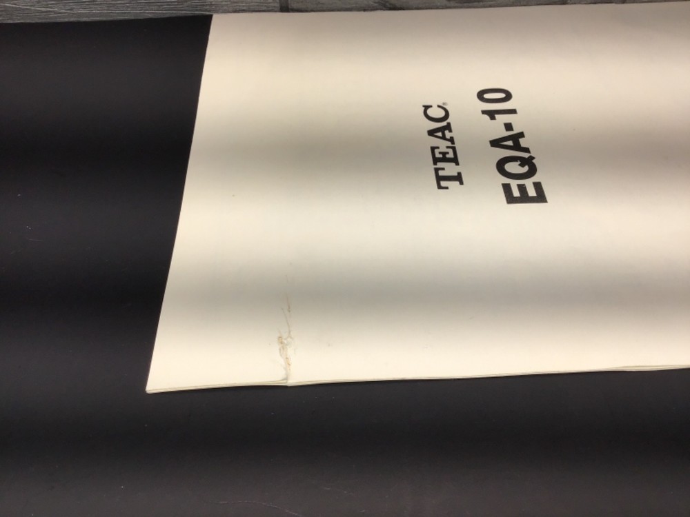 Vintage TEAC EQA-10 Graphic Equalizer W/ Box Tested Working