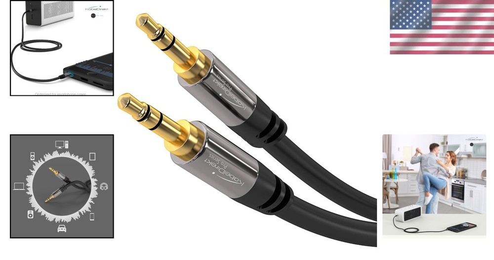 Brand new Black 3.5mm Audio Cable
