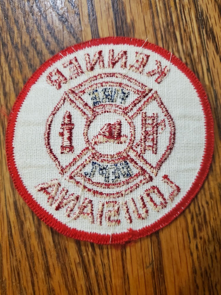 Obsolete Kenner Fire Department patch from Louisiana.