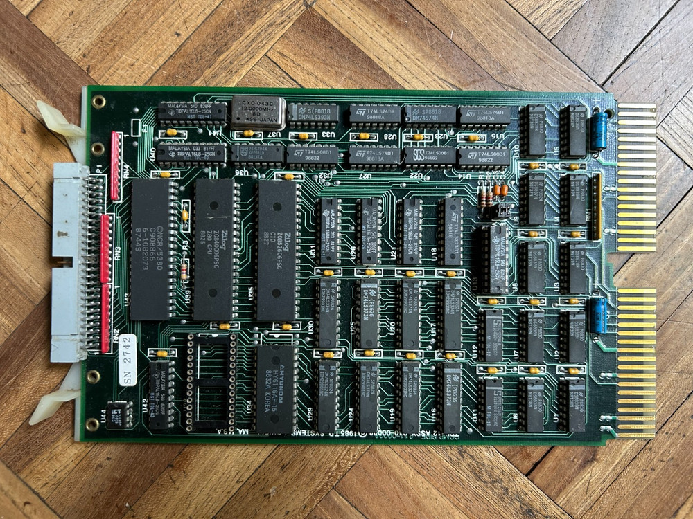 Kevex Card Input Chassis with 7 boards:Digital 5015394-01-D1P2 KDJ11-A Processor