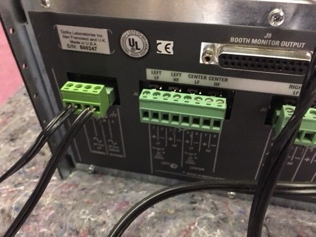 DOLBY CP-45 Stereo Cinema Processor with Crown Amplifiers