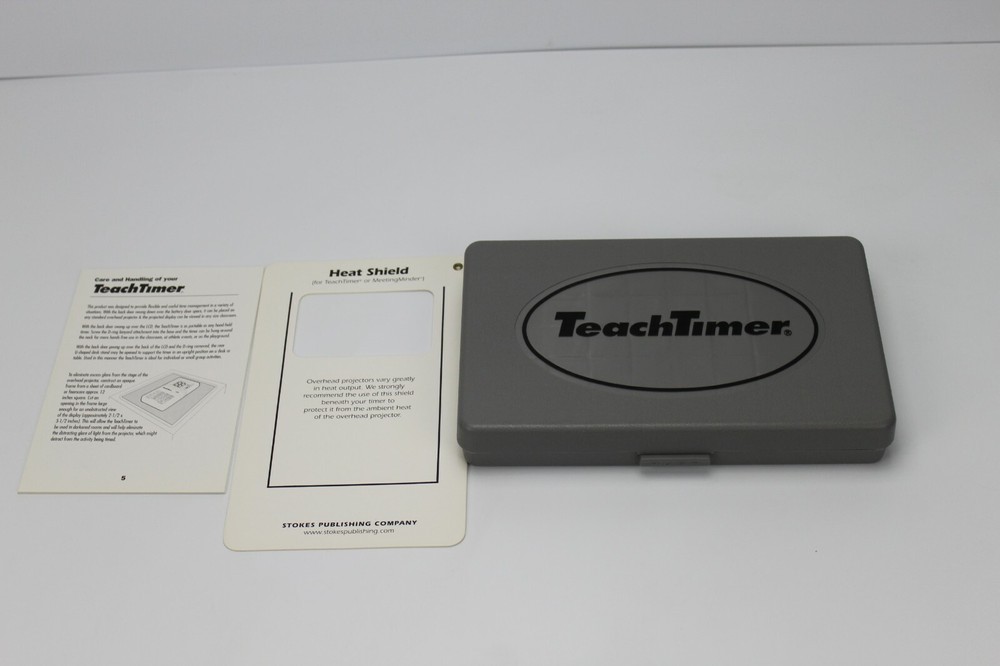 Stokes 229 TeachTimer Overhead Clock Timer Chronograph New in Box