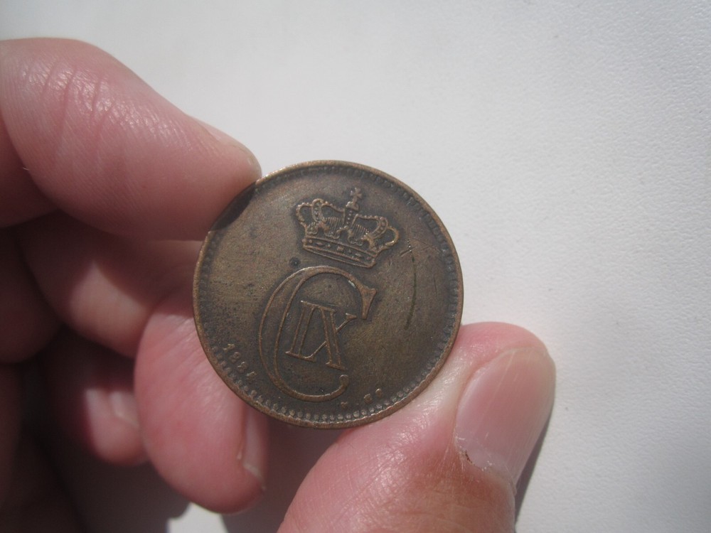 1884 DENMARK 5 ORE