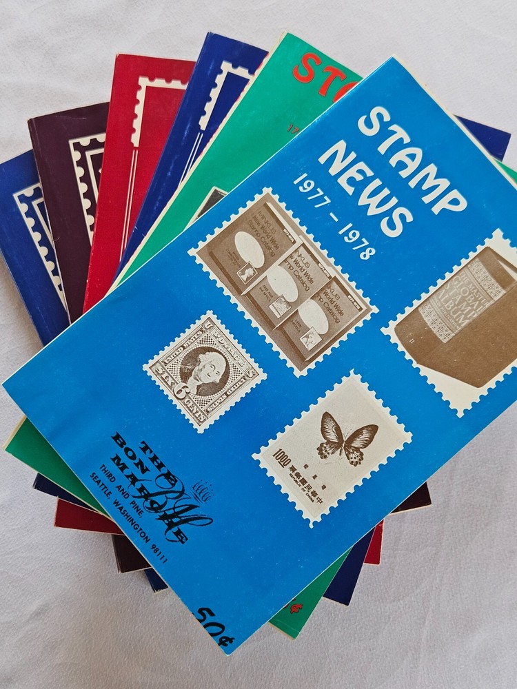 Choose One - Stamp News The Bon Marche - Philately Collecting Hobby Vtg PB