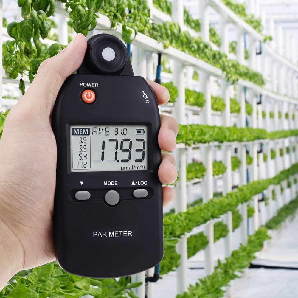 PPFD Tester with Tripod Compatible Design - Quantum PAR Meter for Optimal Growth