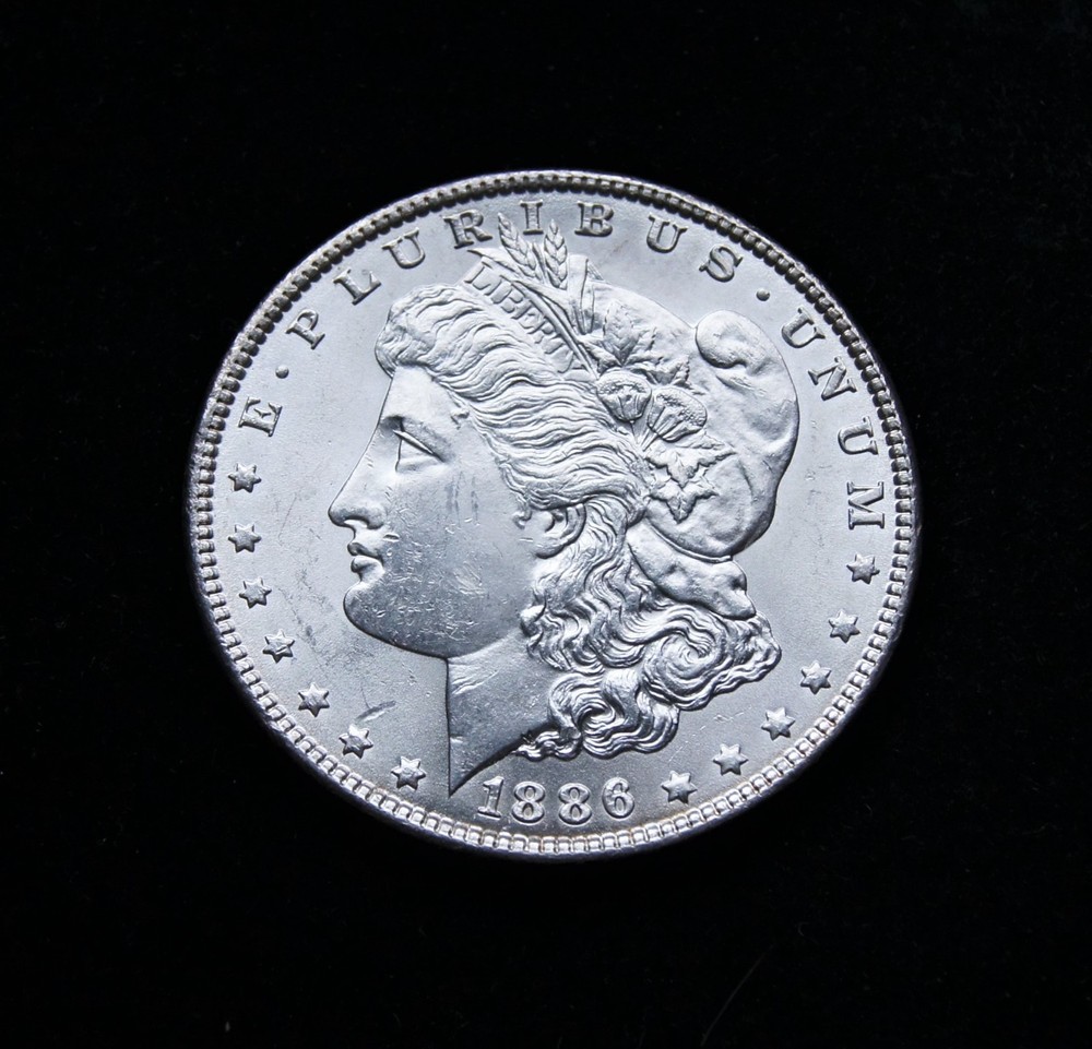 1886 Morgan Dollar  BU