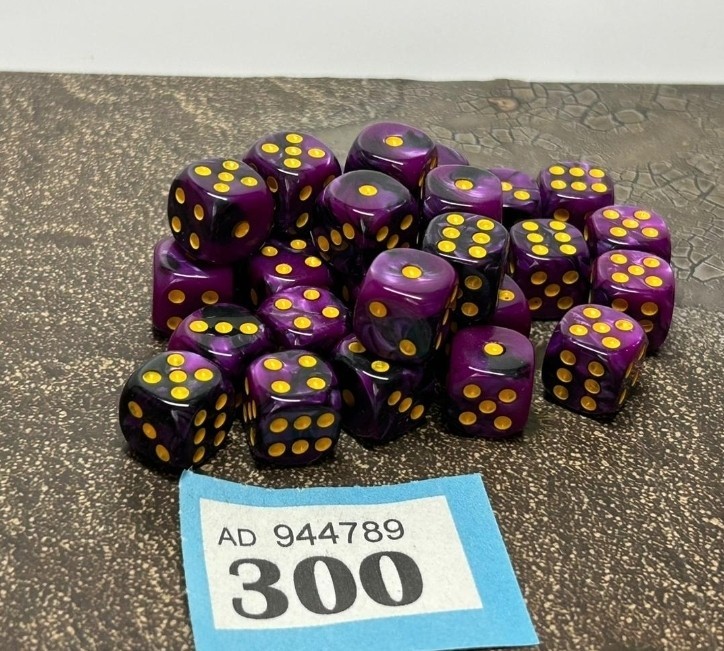 Ready To Roll Dice Set 30x Marble Effect Dice