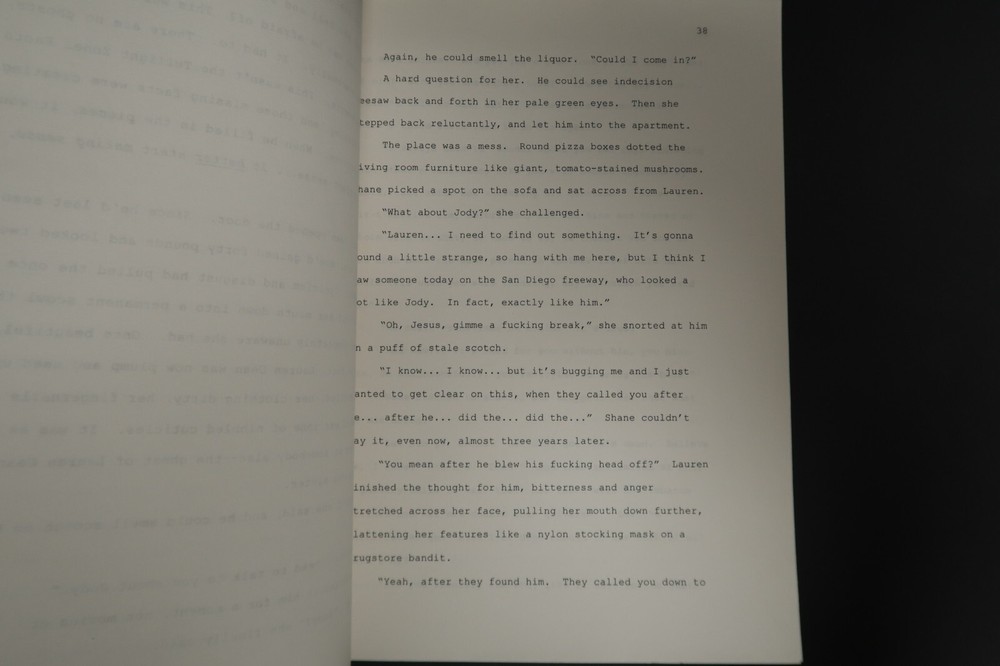 Original Book Script The Viking Funeral Stephen Cannell Studios Collection 2000