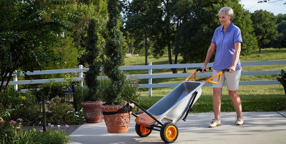 WG050 WORX AeroCart: 8-in-1 All Purpose WheelBarrow Garden Yard Cart