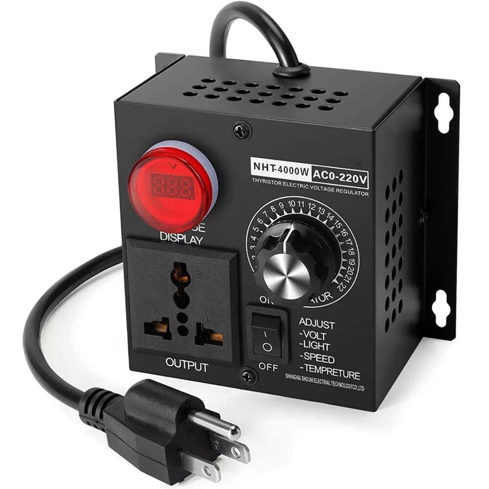 AC 110V/220V Input Voltage Electronic Voltage Regulator Fan Speed Controller