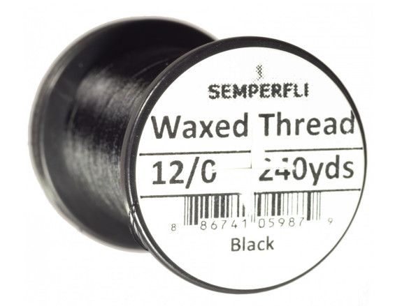 Semperfli Classic Waxed Threads in Black