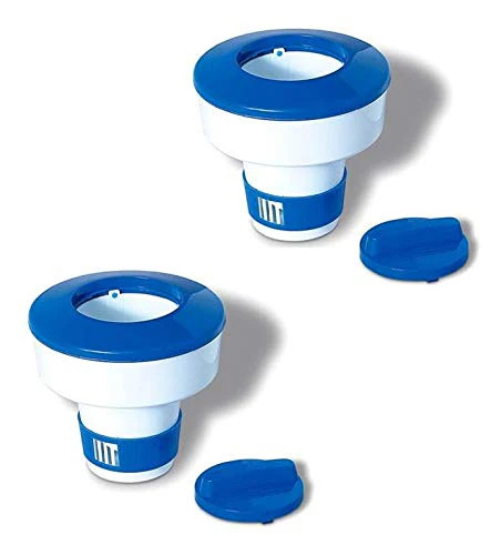 HydroTools 8725 Pool Floating Dispenser 3" Tablet Pack 2 Floater Adjustable