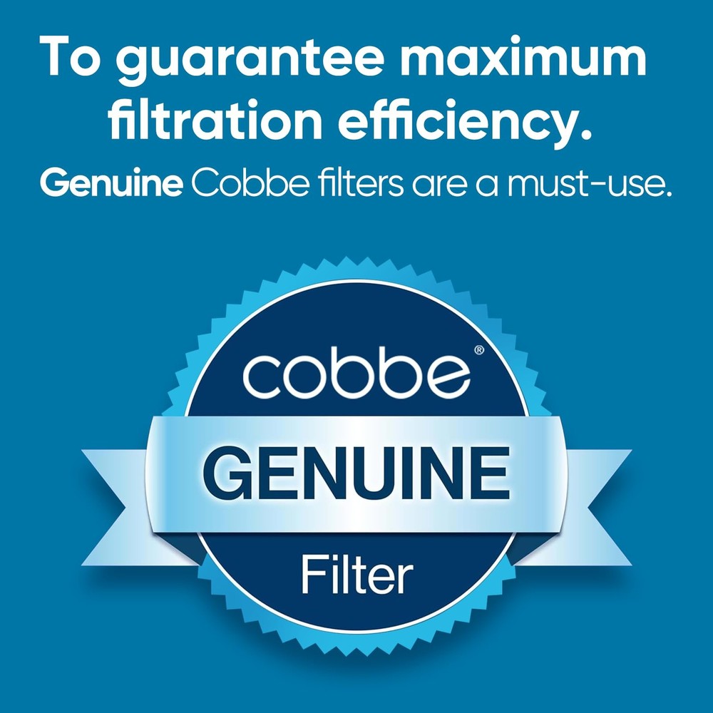 Cobbe 2 Pack Replacement Filters for Handheld Shower Head - 2 Count, 2 PCS