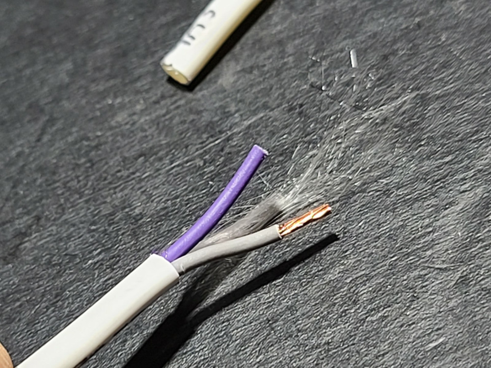 Carol 92841A 18/2C Stranded Plenum Light Dimmer Cable Wire CMP FPLP White /50ft