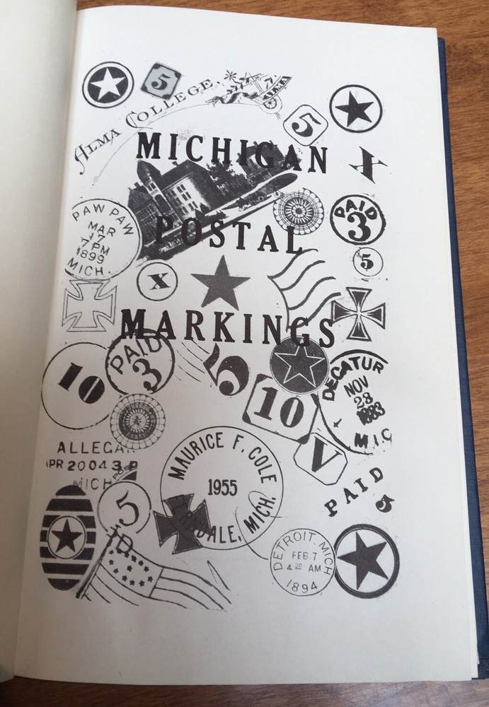 Michigan Postal Markings: 1955 Maurice F. Cole Signed