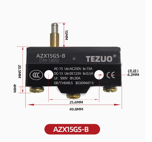 1PCS New For TEZUO AZX15GS-B Micro Switch #5171 LY