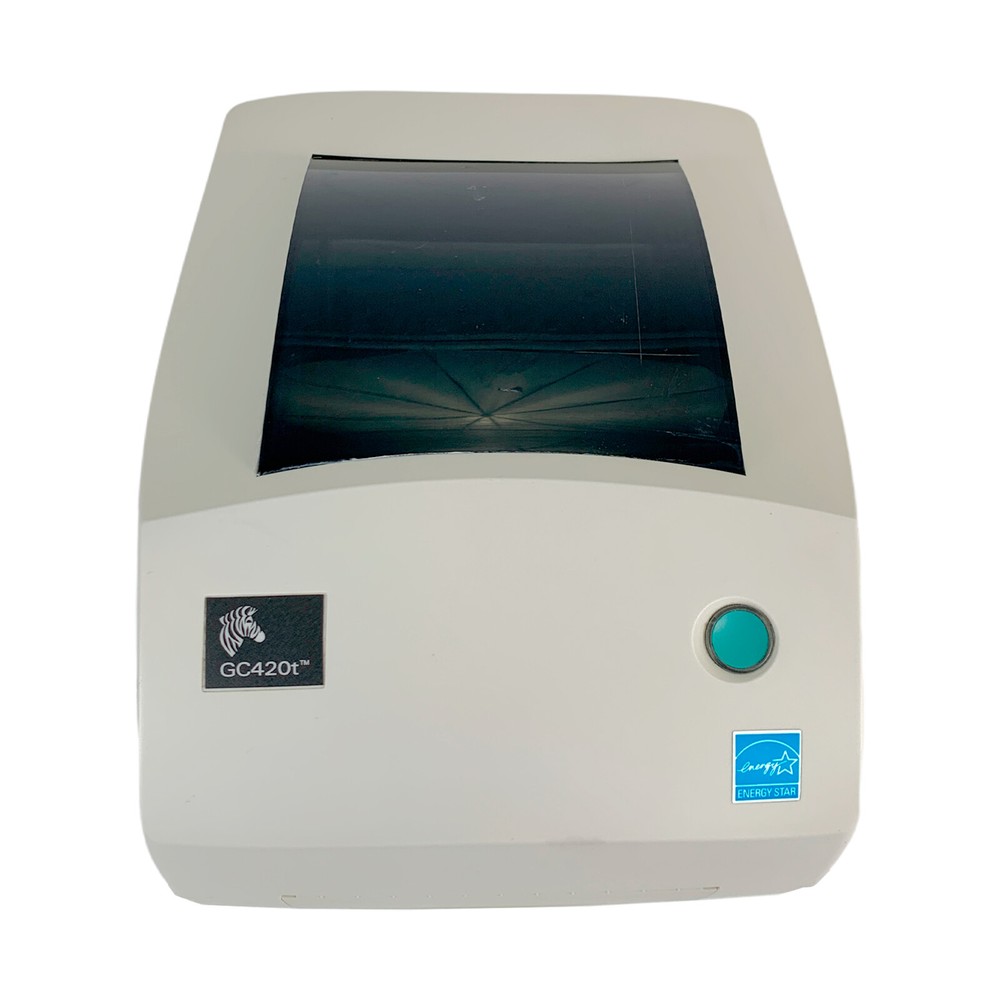 Zebra GC420T Desktop Thermal Transfer Barcode Label Printer USB Serial Parallel