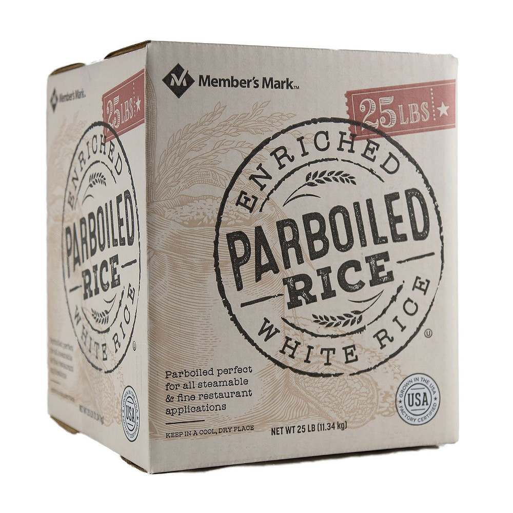 Member'Smark Parboiled White Rice, 25 Pound