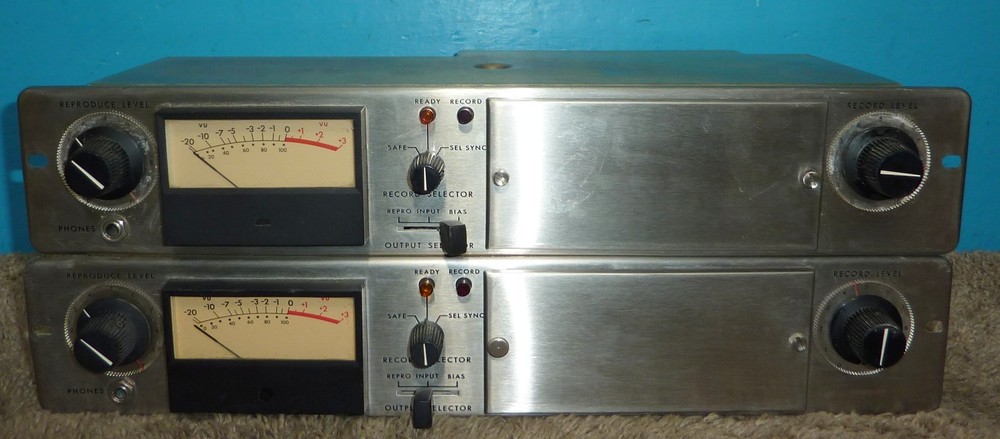 2 Ampex Microphone Preamplifiers for AG-440 w/ Input Transformers & Modules