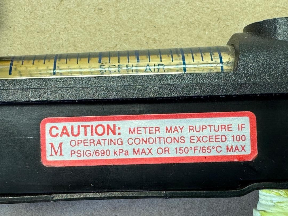 KI KEY INSTRUMENTS FLOW METER 2-22 SCFH AIR