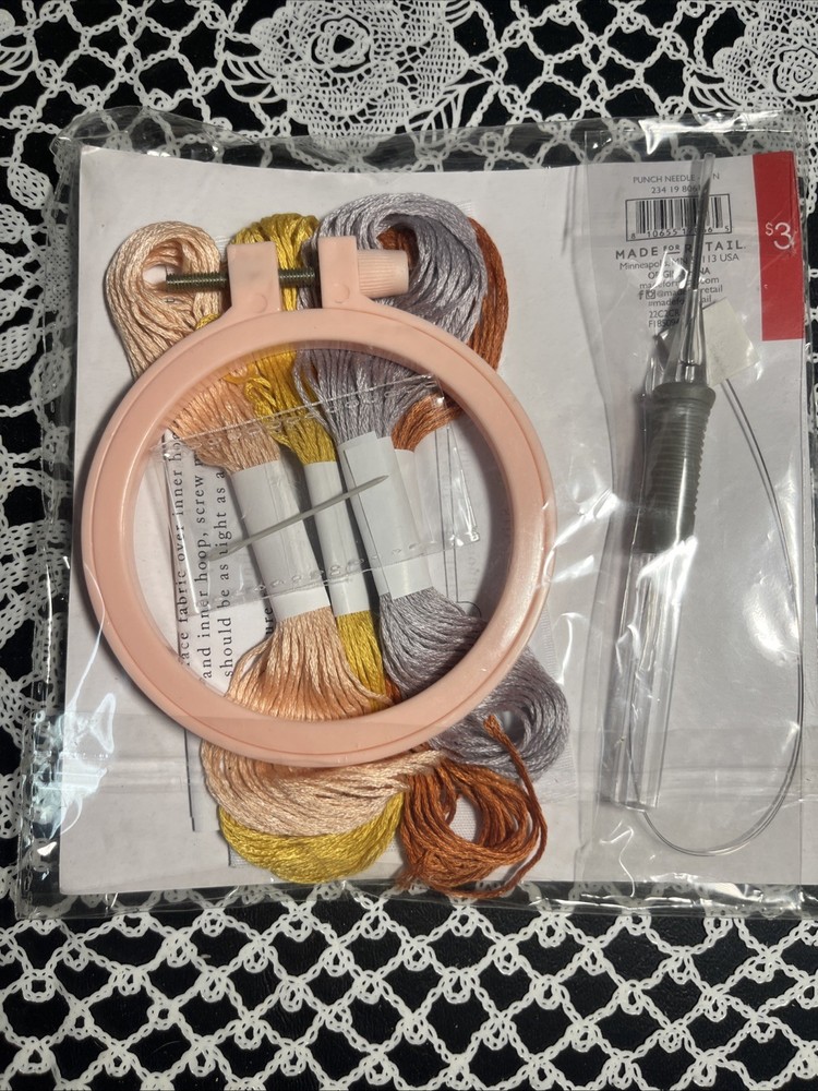 Punch Needle Kit Sun
