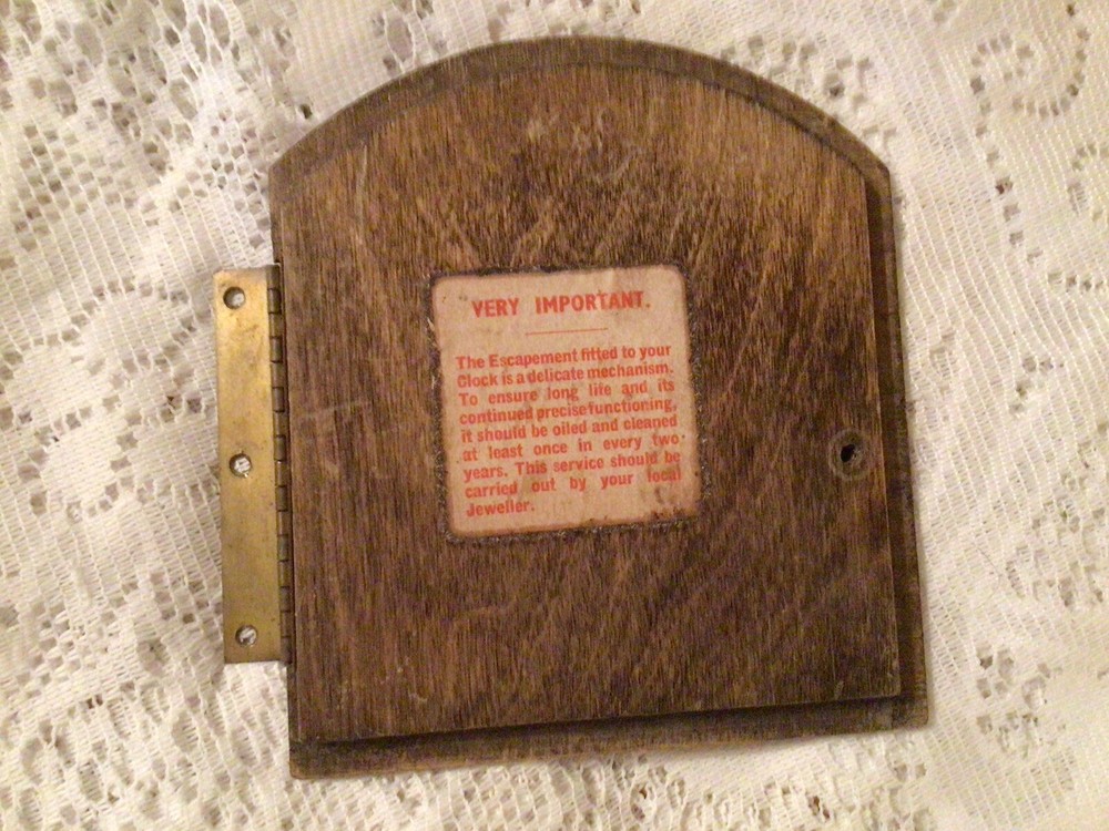 BENTIMA ART DECO STYLE MANTLE CLOCK CASE