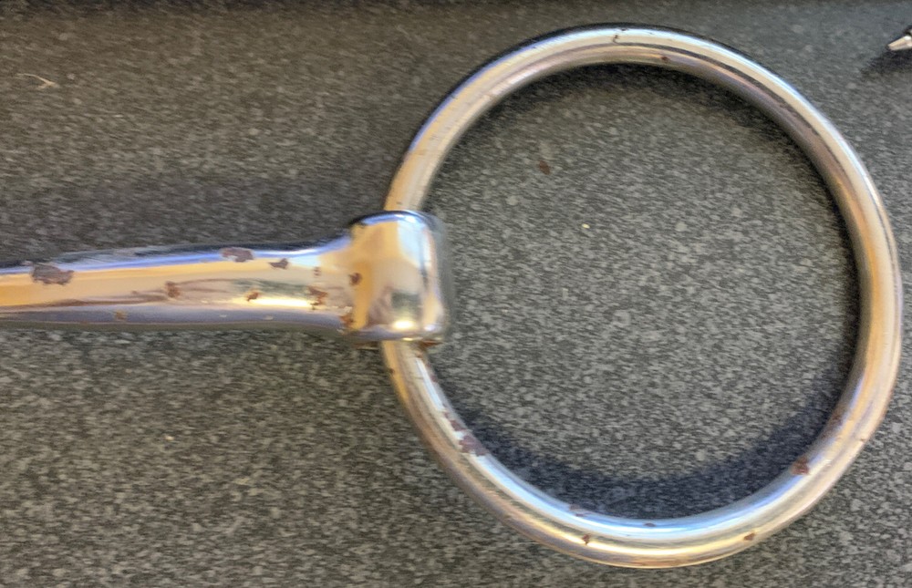 5” Loose Ring Snaffle Used Little Rust